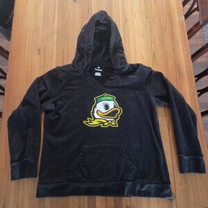 Women's Fanatics Oregon Ducks V-Neck Hoodie - Size 2XL